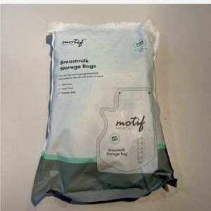 Motif milk storage bags